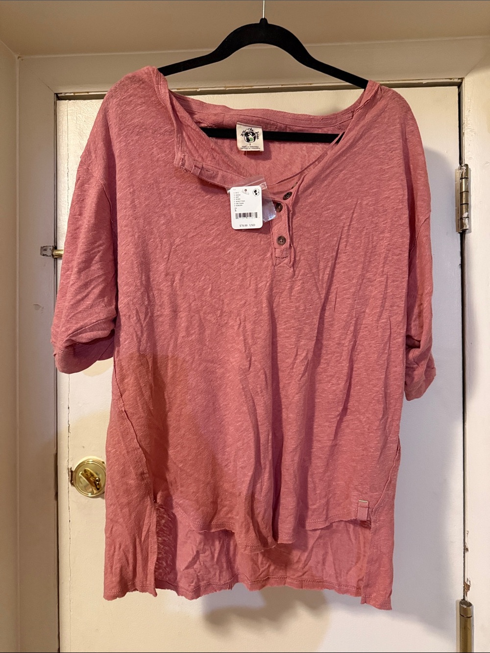 NWT Free People We The Free Henley Size S